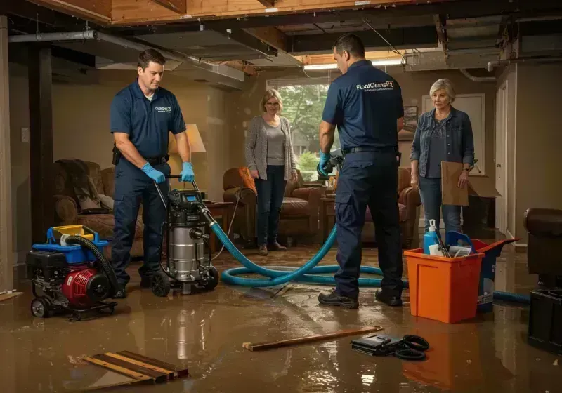 Basement Water Extraction and Removal Techniques process in West Union, OH